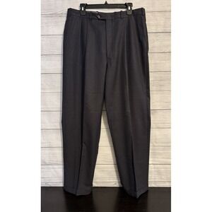 JB Britches for Nordstrom Men's Pants 36 Wool Charcoal Cuffed Dress Slacks  USA